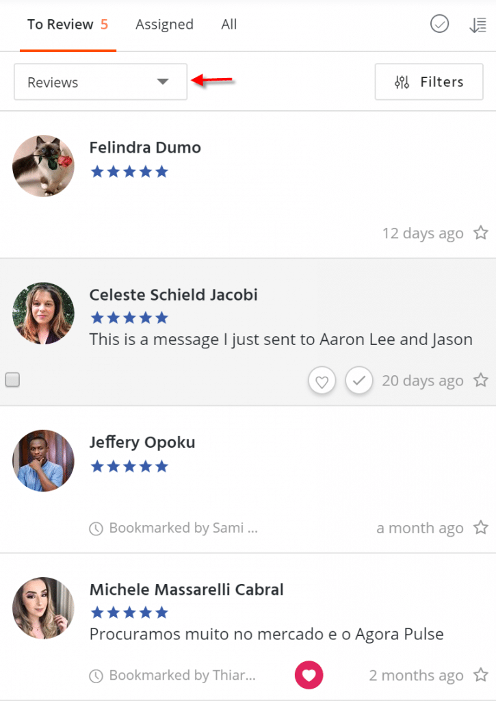 facebook reviews management