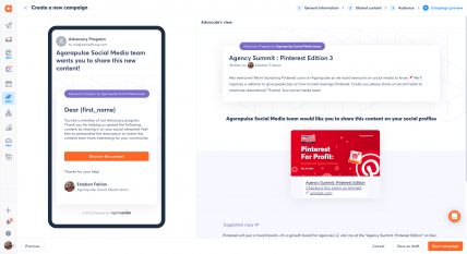 , Boost reach and engagement with our new Advocacy feature 📣