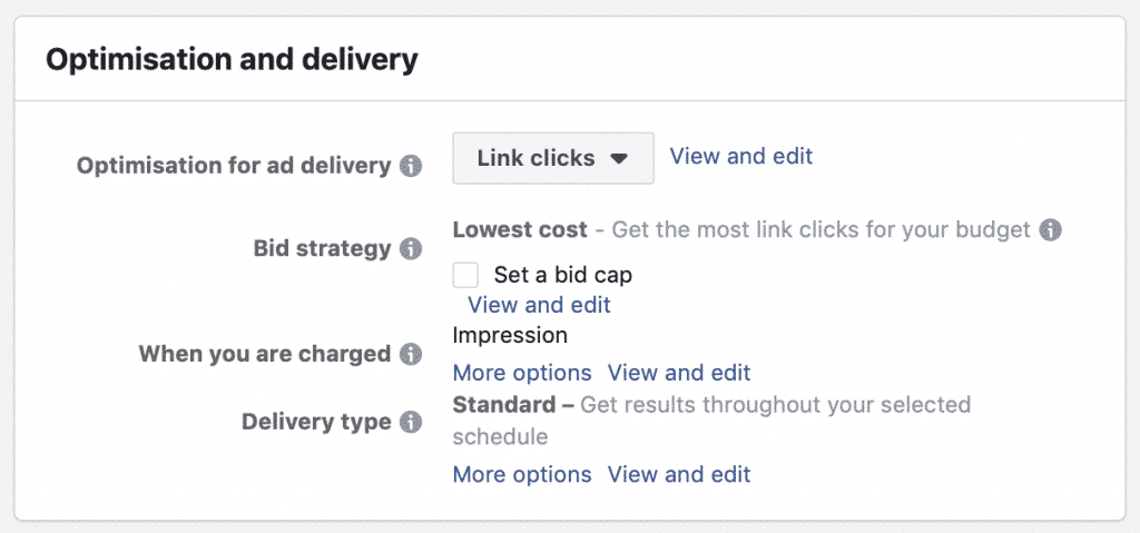 Facebook carousel versus single image optimisation