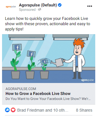 facebook ads no button