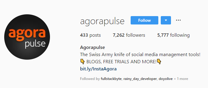 agorapulse instagram