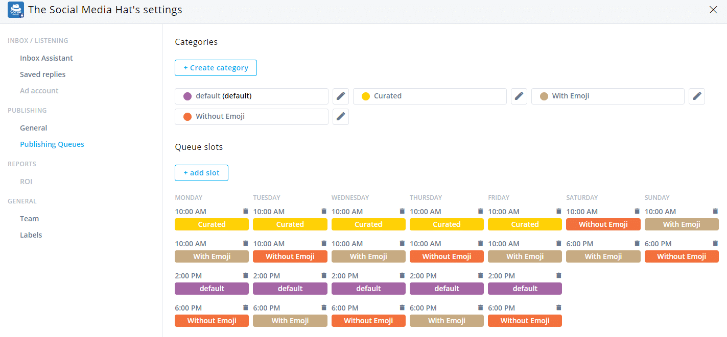 agorapulse schedule