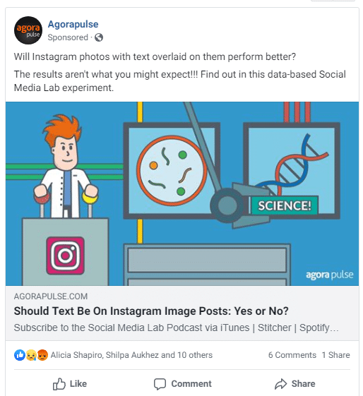 desktop facebook ad