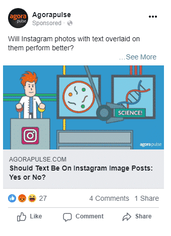 mobile facebook ad