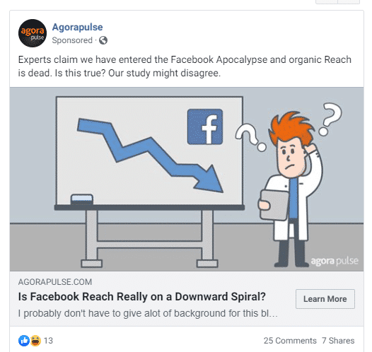 facebook newsfeed ad