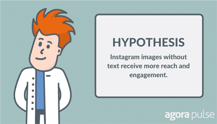 Hypothesis: Instagram images without text receive more reach and engagement.