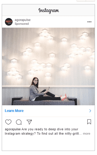 instagram feed ad
