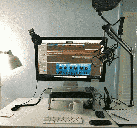 podcast setup