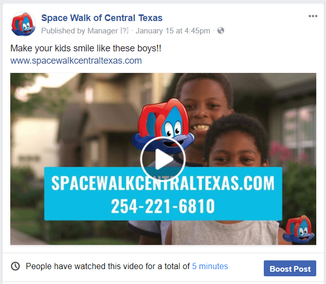 space walk facebook post