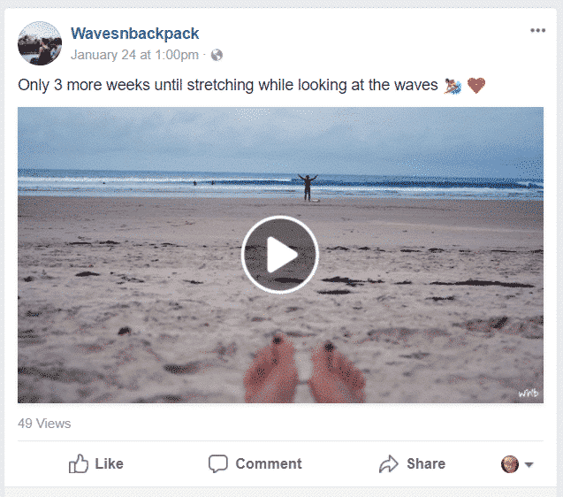 waves facebook post